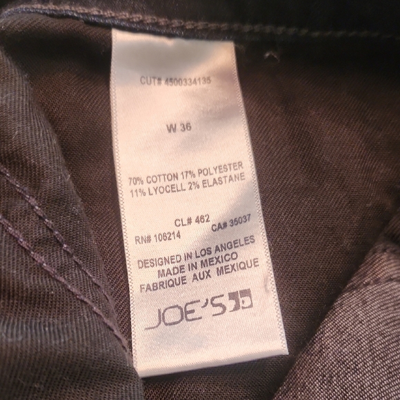 Joe's Jeans Straight Leg Jeans Dark Blue Wash Waist 36 - Picture 5 of 7